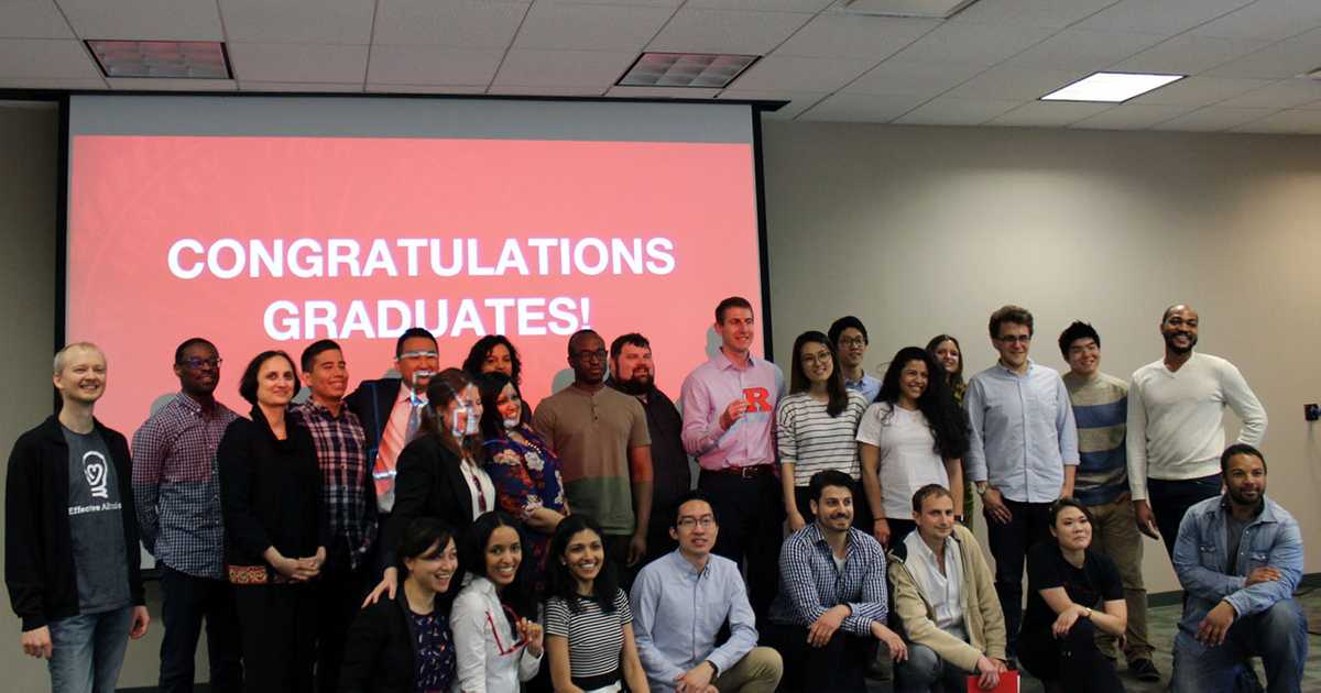 11 Women and 11 Men graduate from Rutgers Coding Bootcamp - May 6, 2017